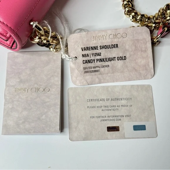 JIMMY CHOO Varenne Avenue Quad Shoulder Bag - Candy Pink - Picture 10 of 10
